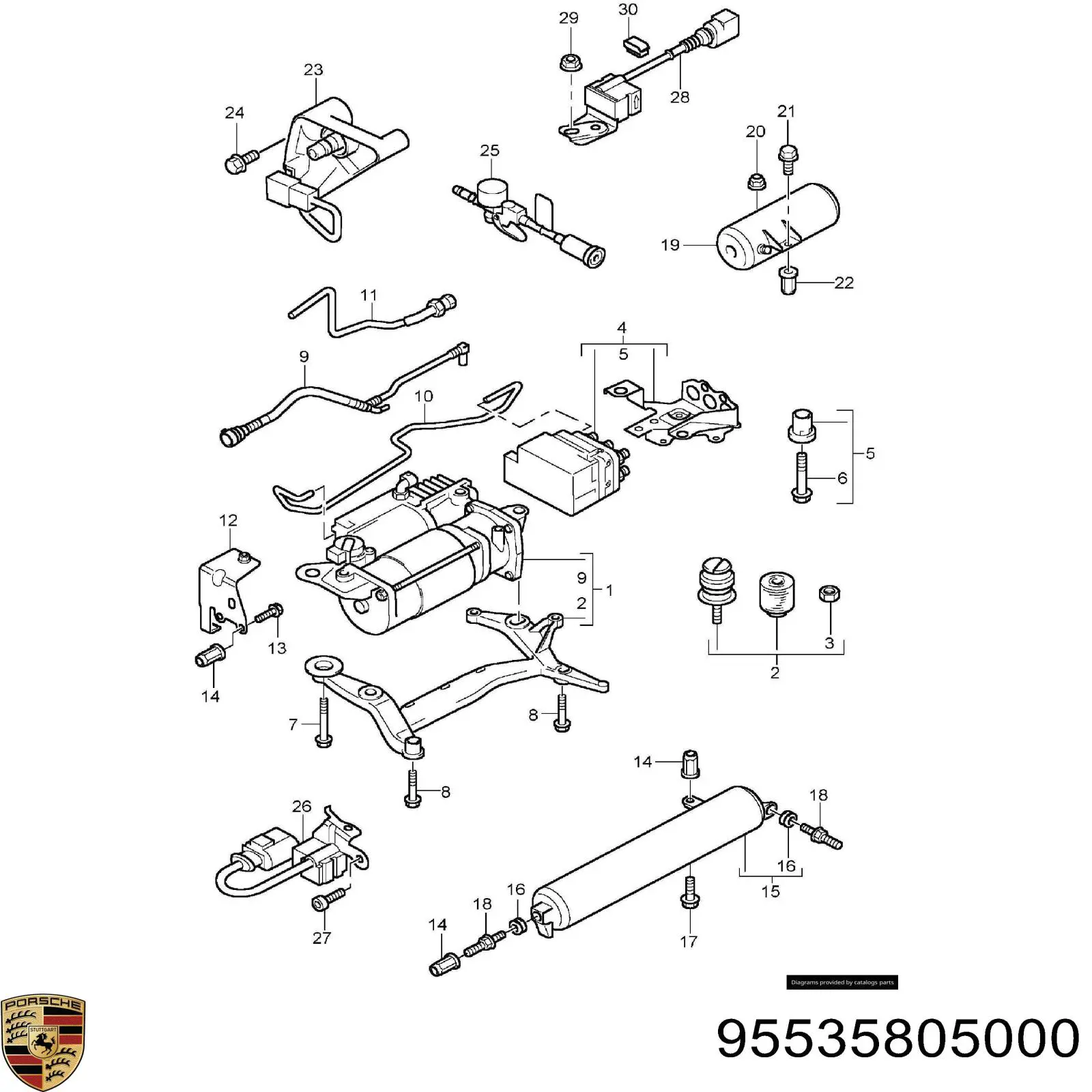 95535805000 Porsche 