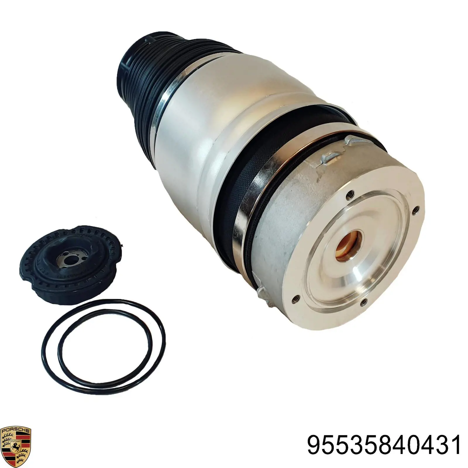 Пневмоподушка/Пневморессора моста переднього Porsche 95535840431 ціна, від 196.37 USD