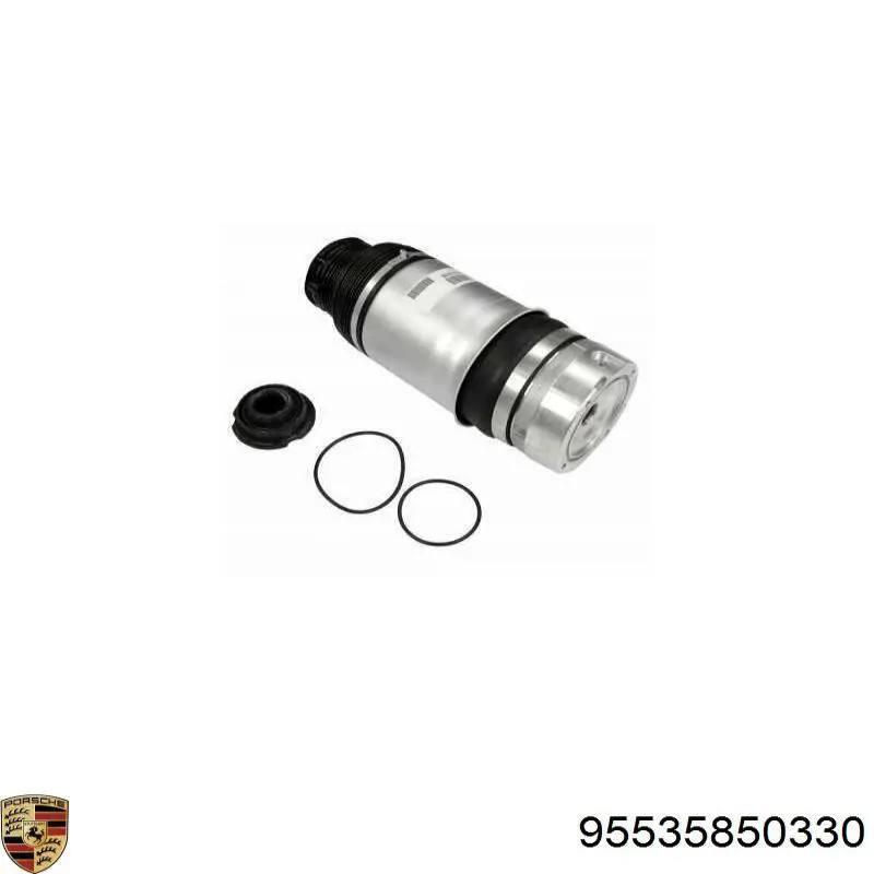 95535850330 Porsche Пневмоподушка/пневморессора моста заднього
