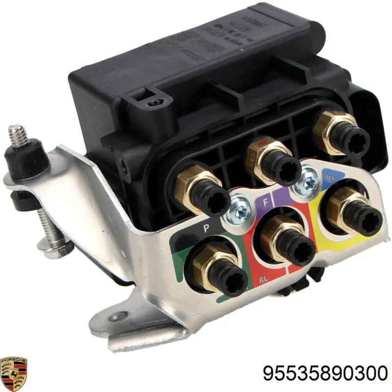 95535890300 Porsche блок клапанів гідравлічної підвіски aбс (abs)