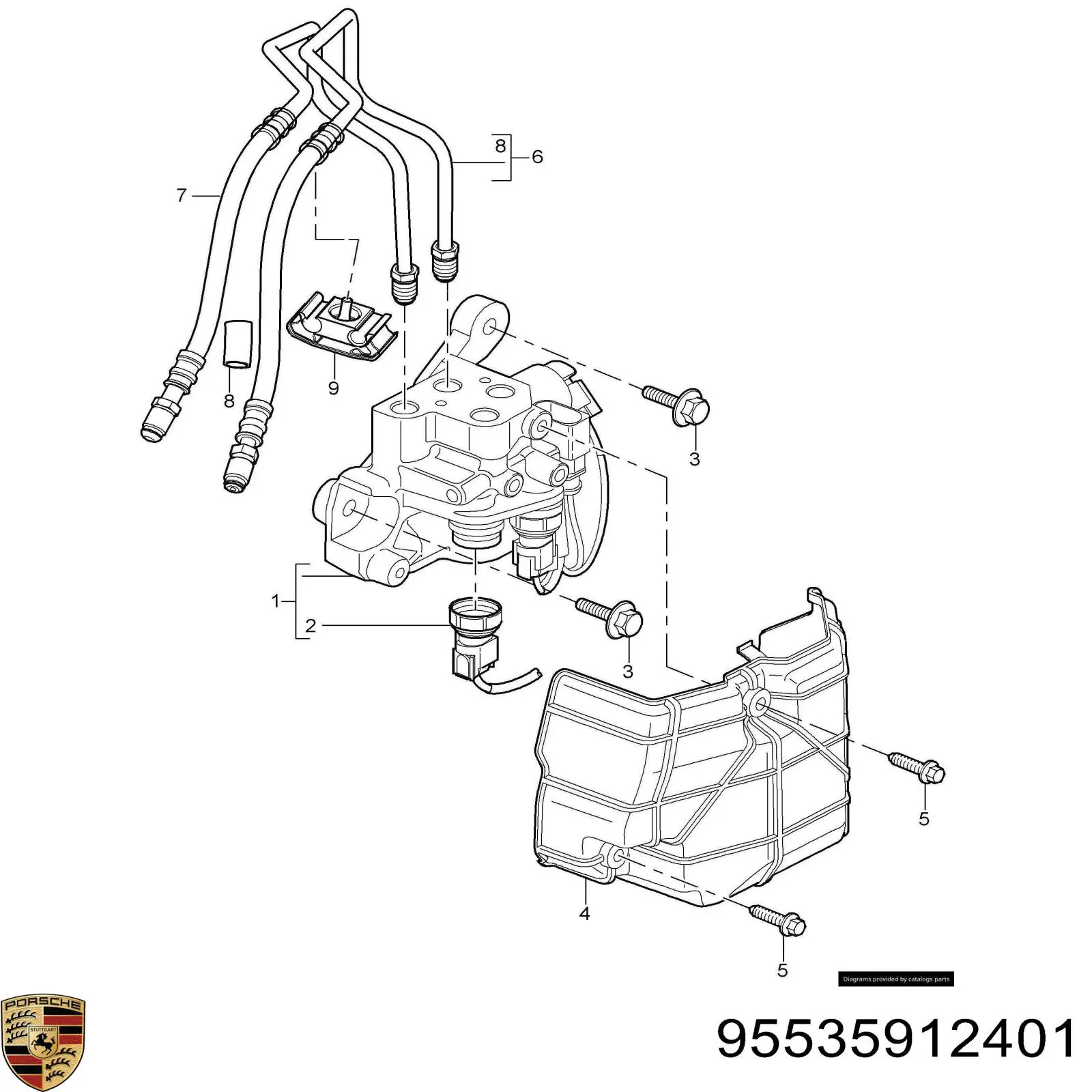  95535912401 Porsche