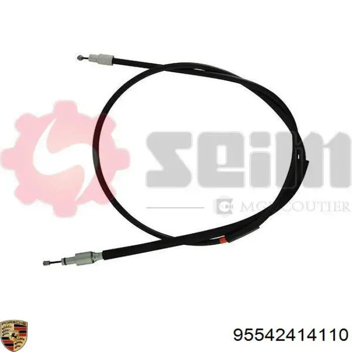 Купити 95542414110 Porsche Трос ручного гальма задній, правий/лівий