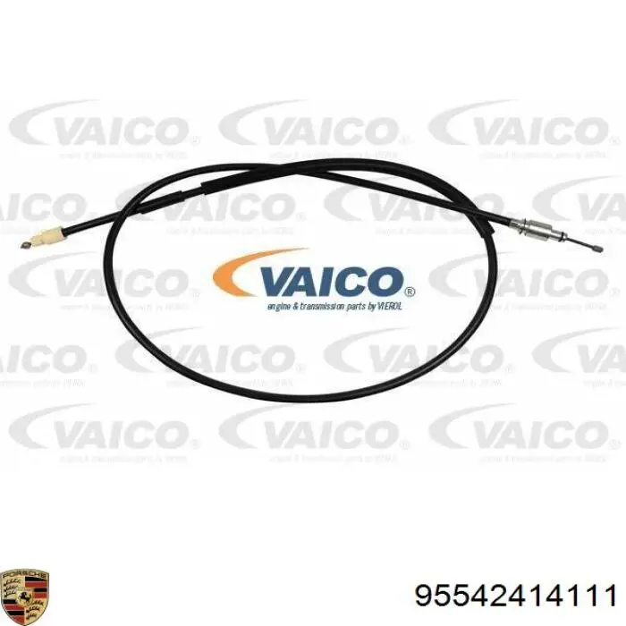 Трос ручного гальма задній, правий/лівий Porsche 95542414111 ціна, від 13.81 USD