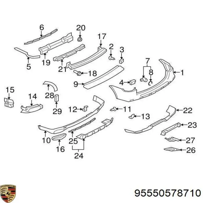  95550578710 Porsche