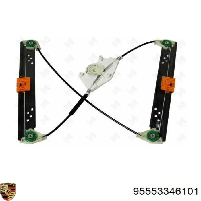 95553346101 Porsche Механізм стеклопод'емника двері задньої, лівої