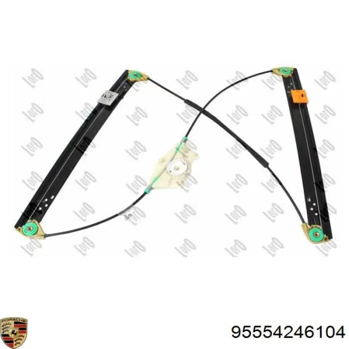 Купити 95554246104 Porsche Механізм стеклопідйомника водійських дверей