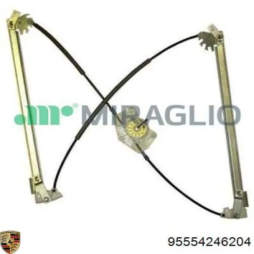 Купити 95554246204 Porsche Механізм склопідіймача двері передньої, правої