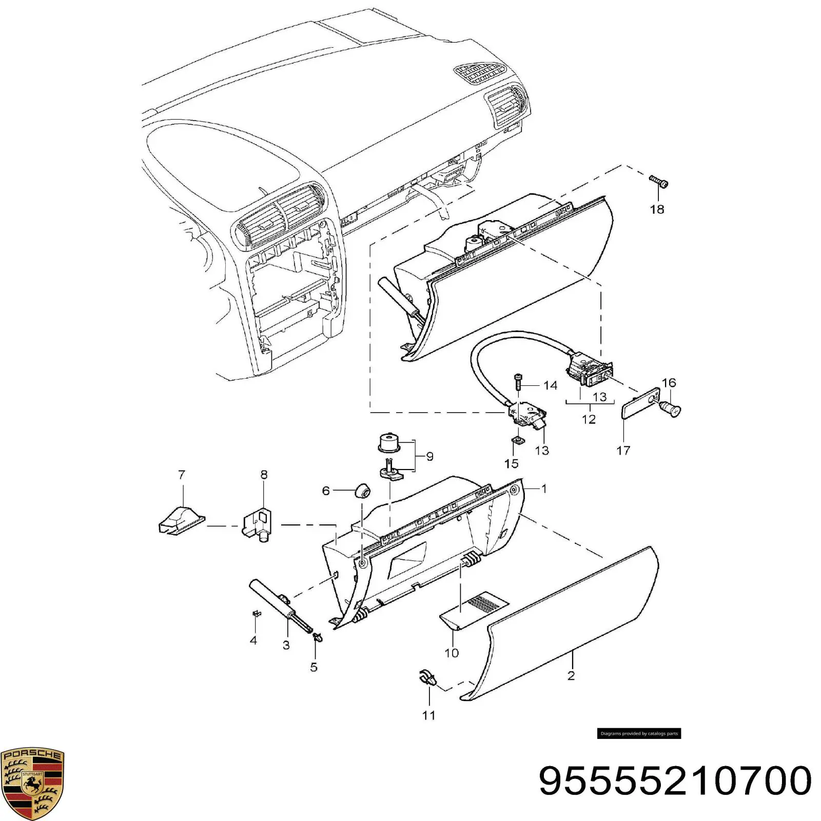 95555210700 Porsche 
