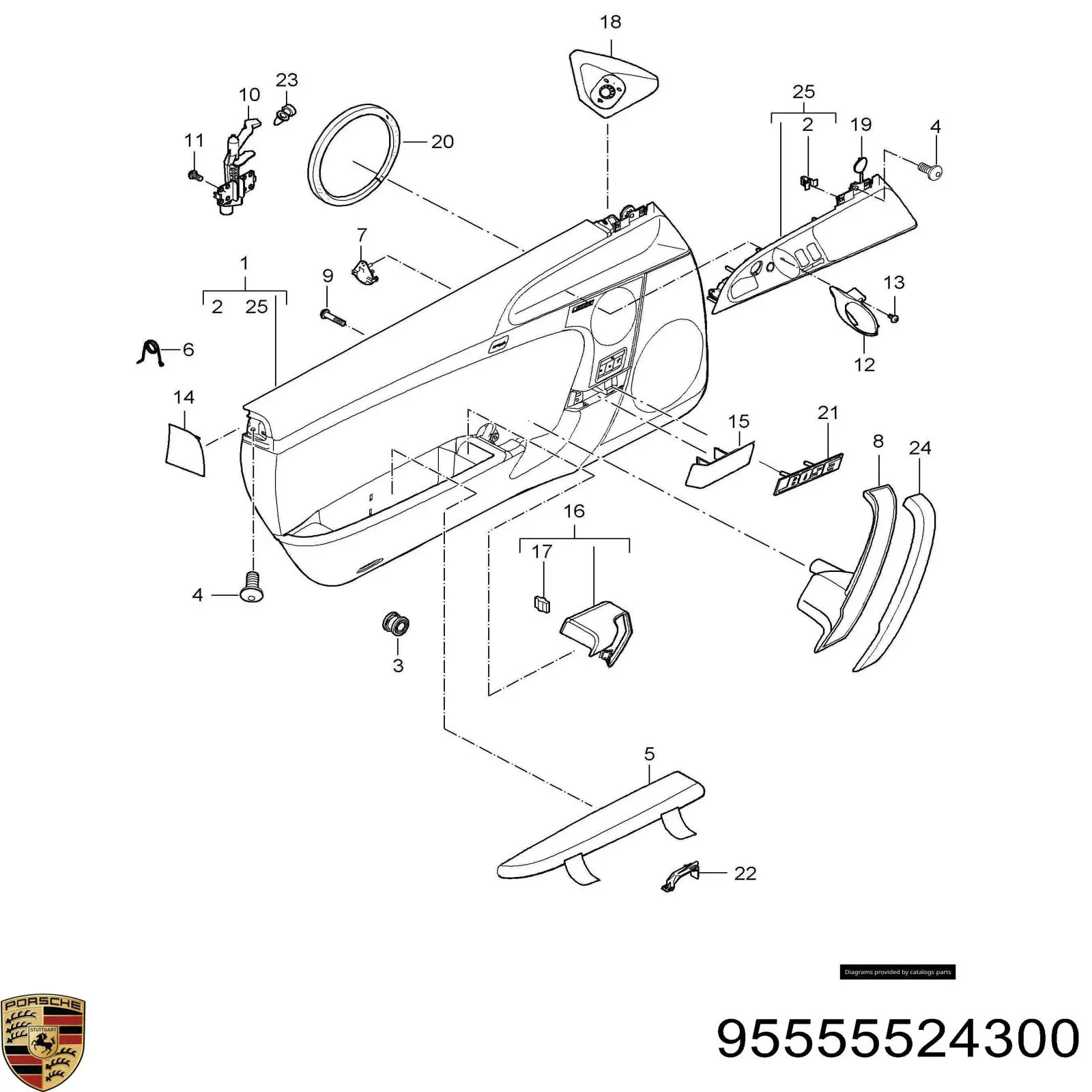 Купити 95555524300 Porsche 