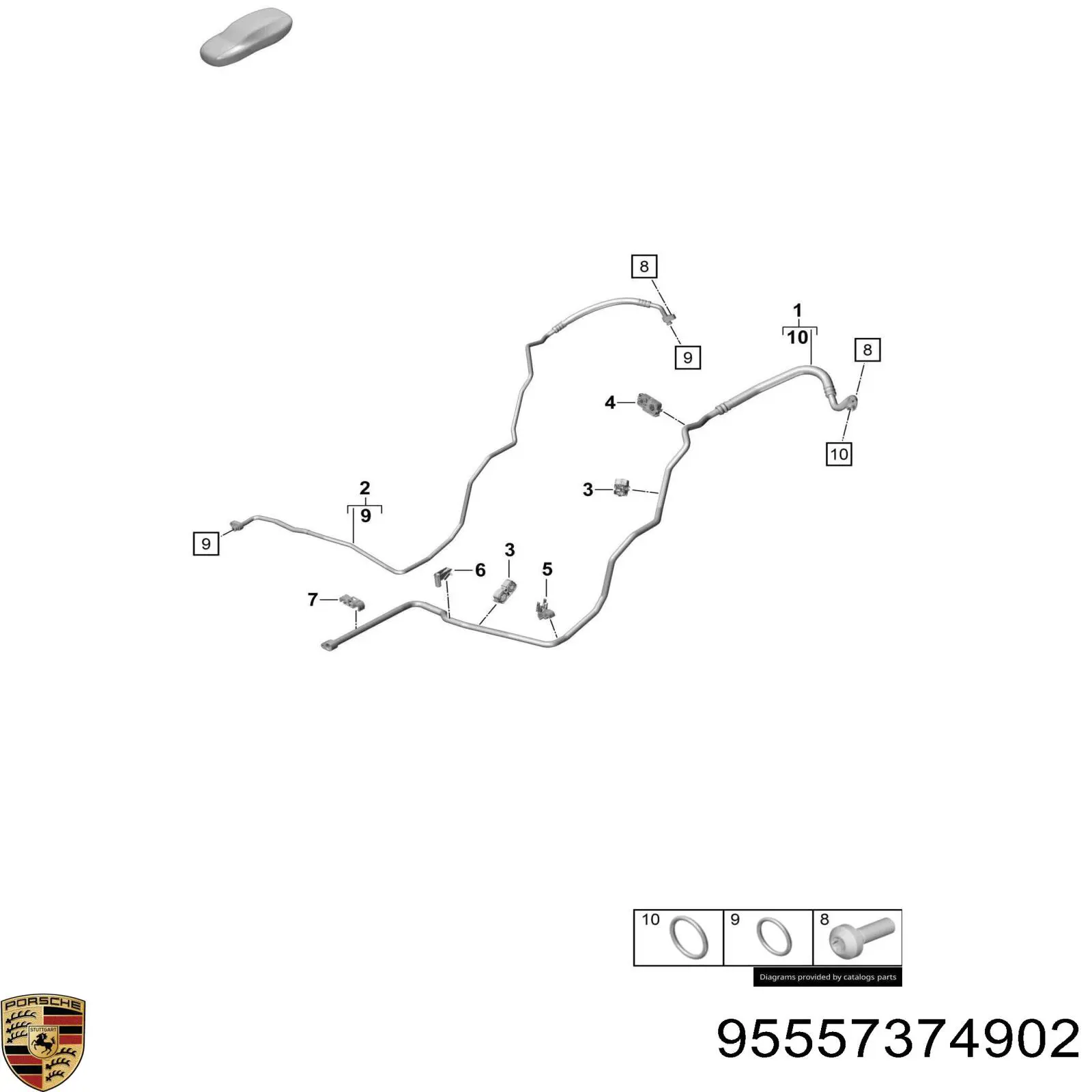  Porsche 95557374902 ціна, від 11.17 USD
