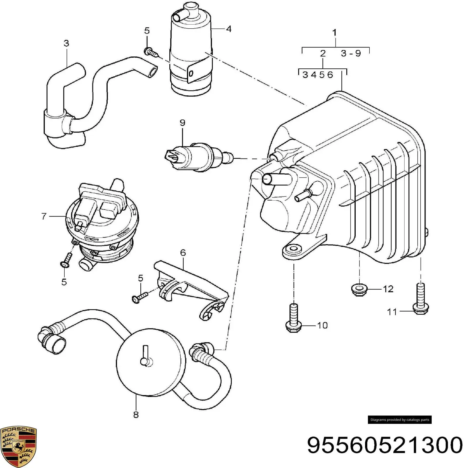 95560521300 Porsche 