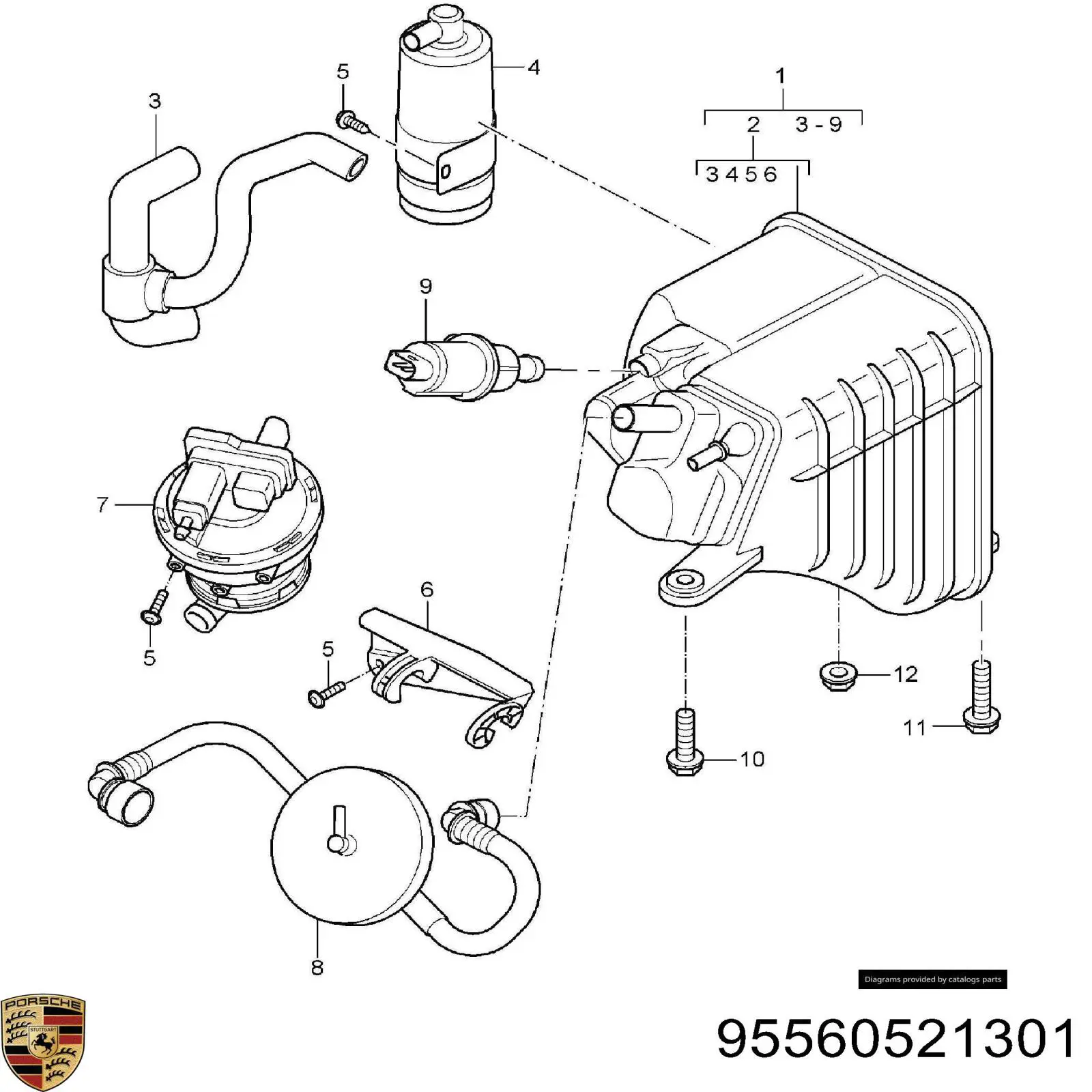 95560521301 Porsche 