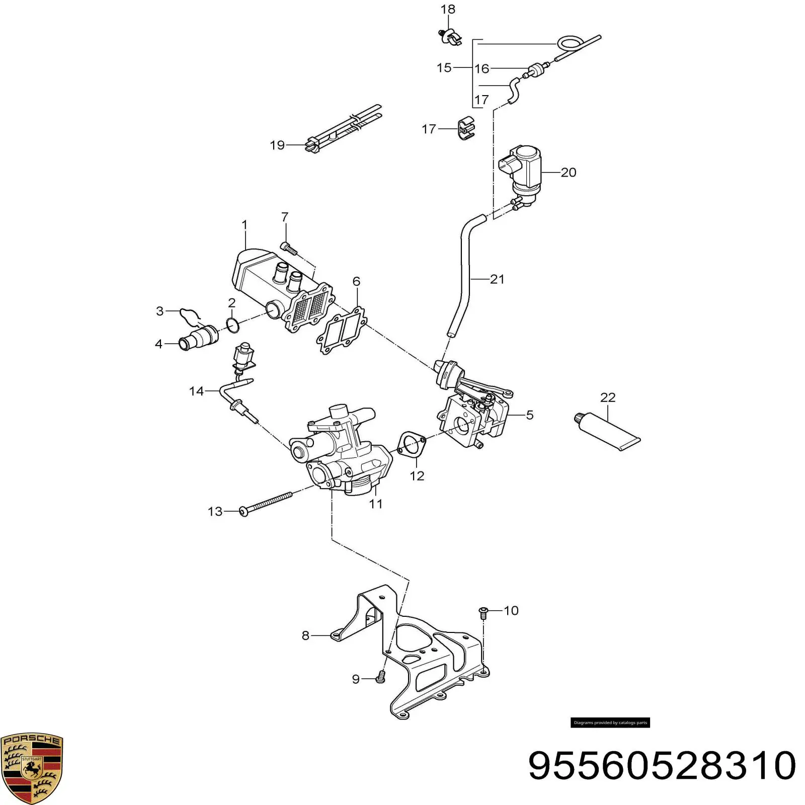 Купити 95560528310 Porsche 