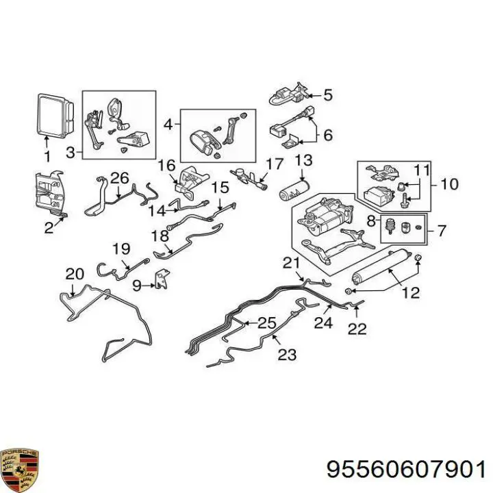 95560607901 Porsche 