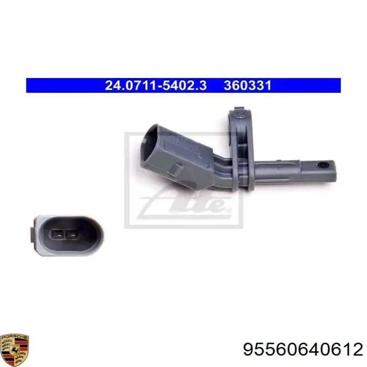 Датчик ABS задній правий Porsche 95560640612 ціна, від 3.85 USD