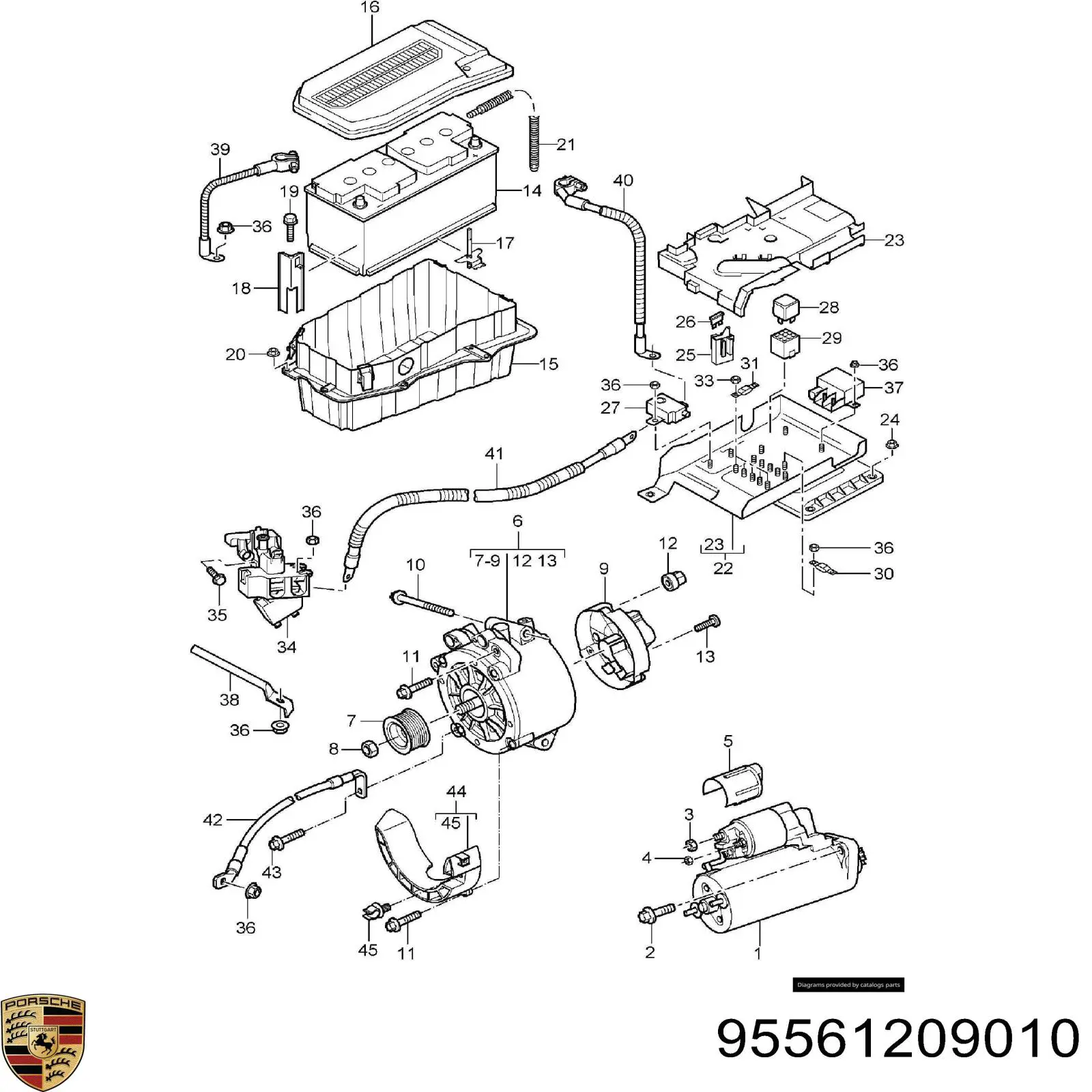 95561209010 Porsche 