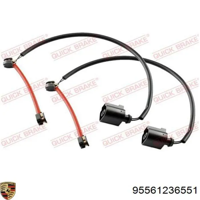 Купити 95561236551 Porsche Датчик зносу гальмівних колодок