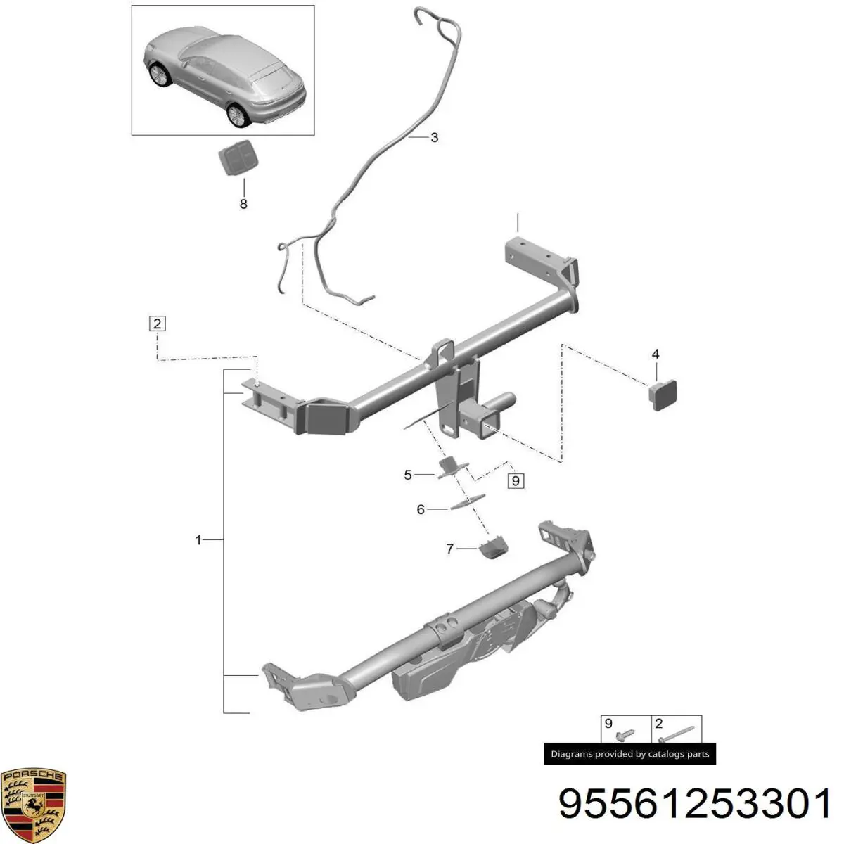 95561253301 Porsche 
