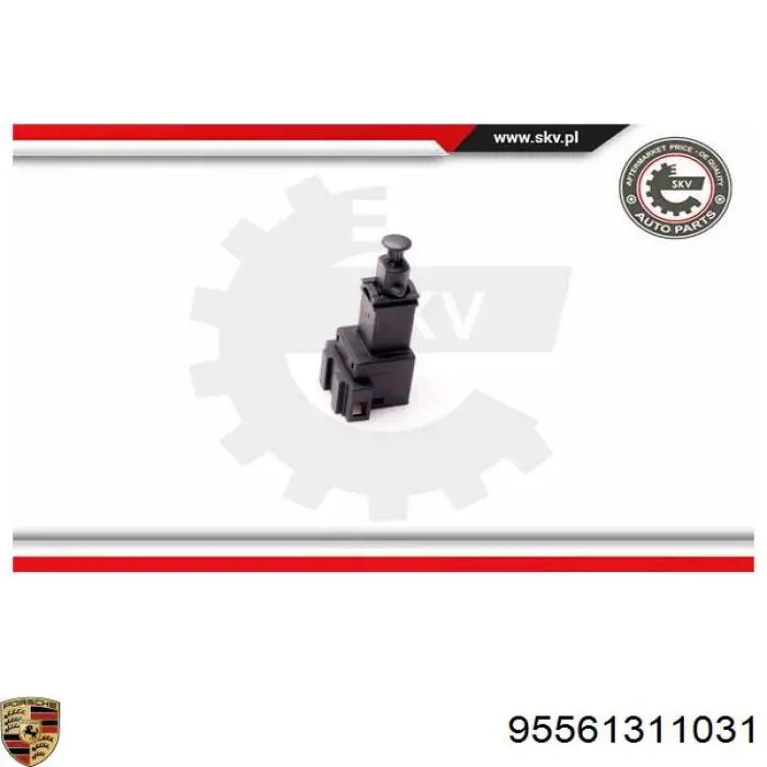 Кнопка стоп-сигналу Porsche 95561311031 ціна, від 5.56 USD
