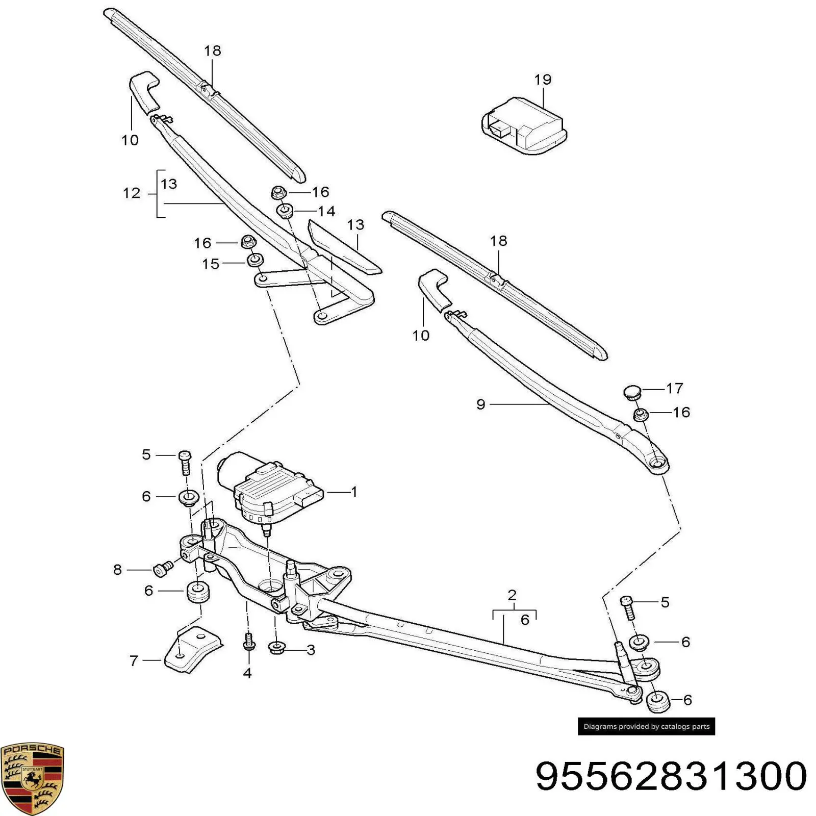 95562831300 Porsche 
