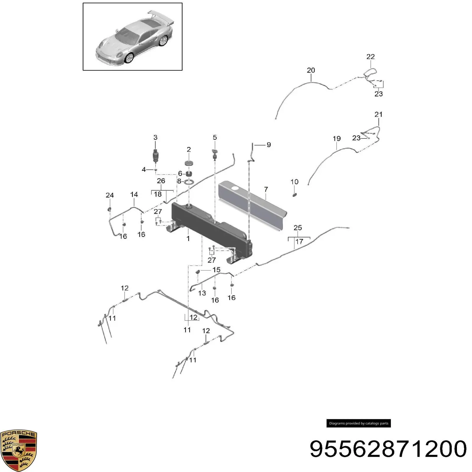  Porsche 95562871200 ціна, від 12.06 USD