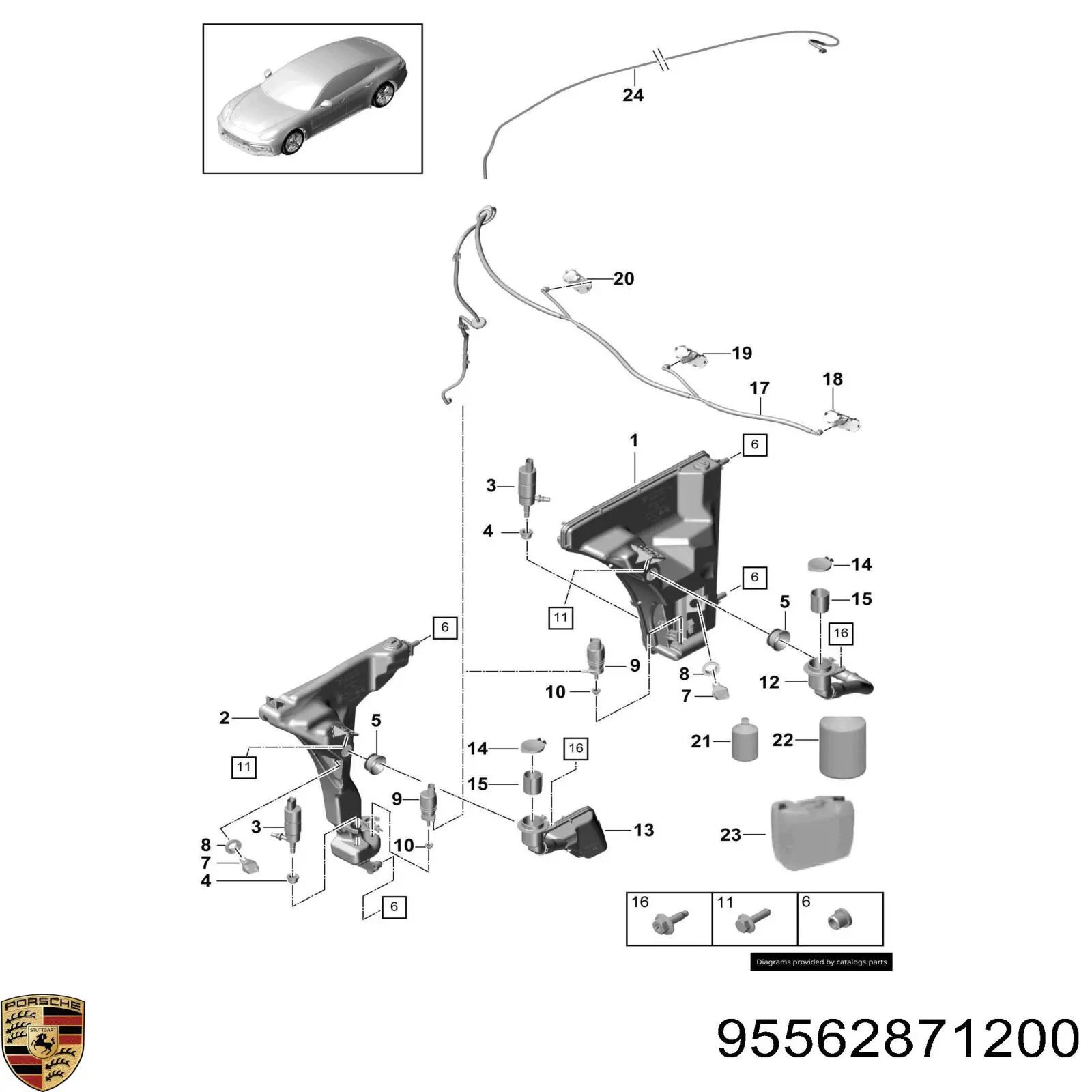 Купити 95562871200 Porsche 