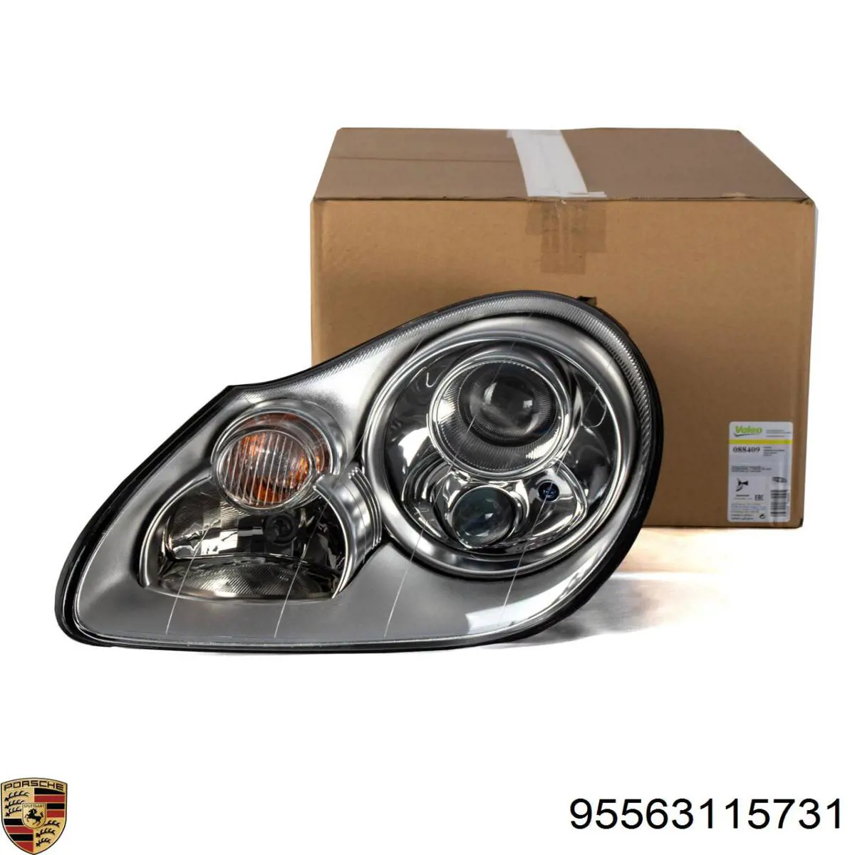 Купити 95563115731 Porsche Основна фара в зборі ліва