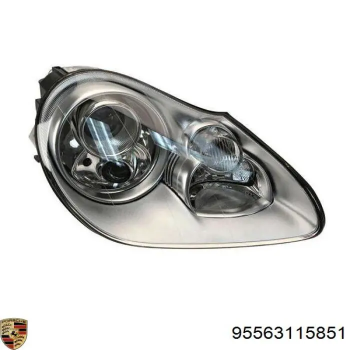 Права блок фара Porsche 95563115851 ціна, від 316.73 USD