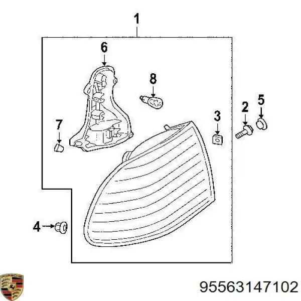 95563147102 Porsche 