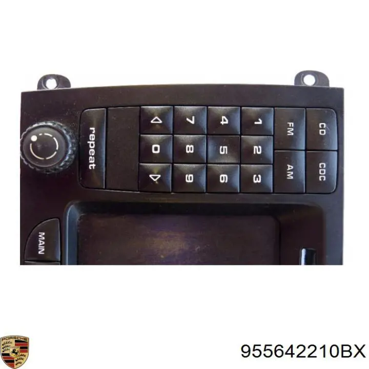 955642210BX Porsche Магнітола (радіо AM/FM)