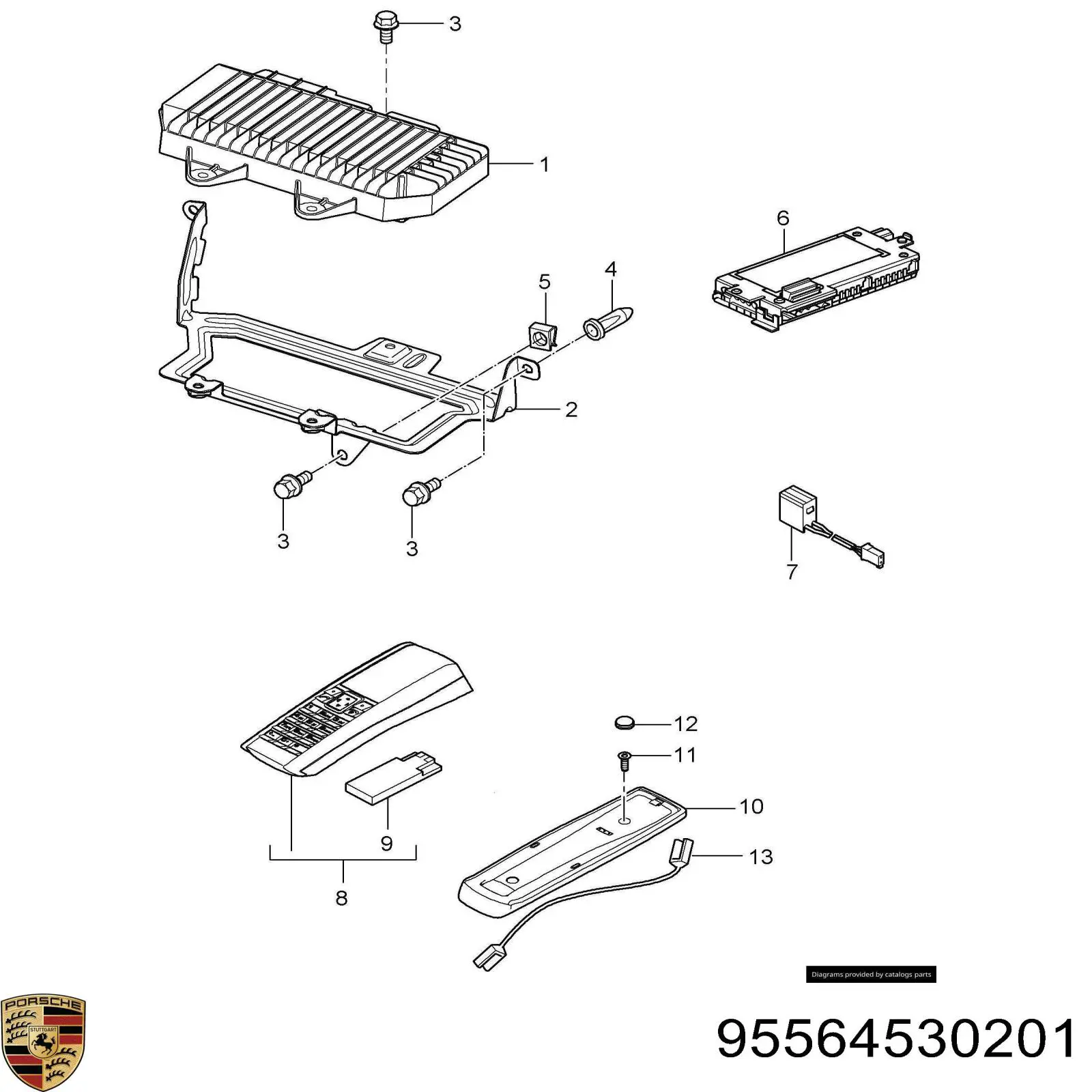  95564530201 Porsche