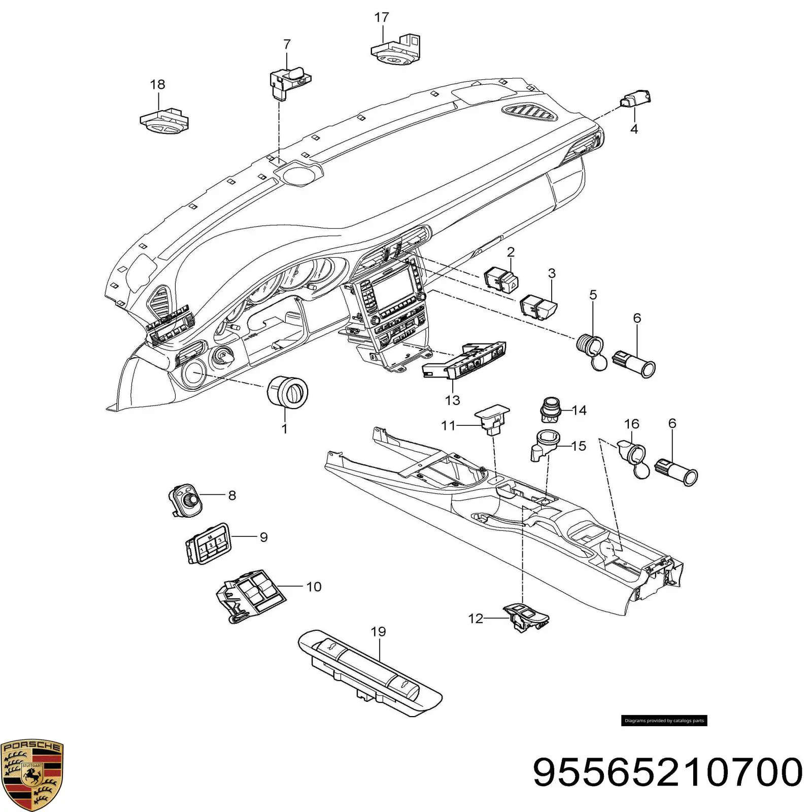  Porsche 95565210700 ціна, від 5.08 USD