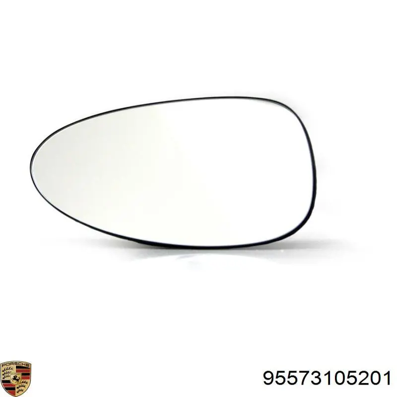 Купити 95573105201 Porsche Скло дзеркала заднього виду, правого
