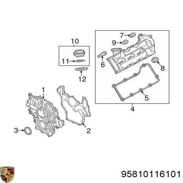  95810116101 Porsche