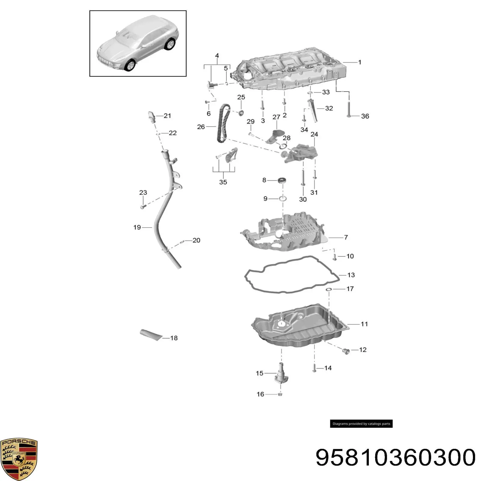 95810360300 Porsche 