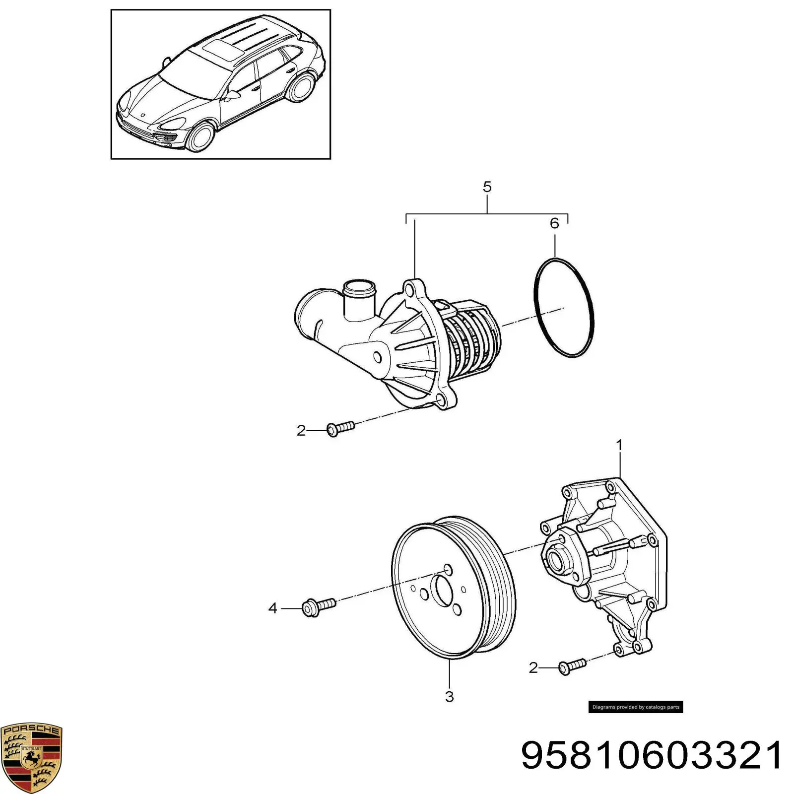  95810603321 Porsche