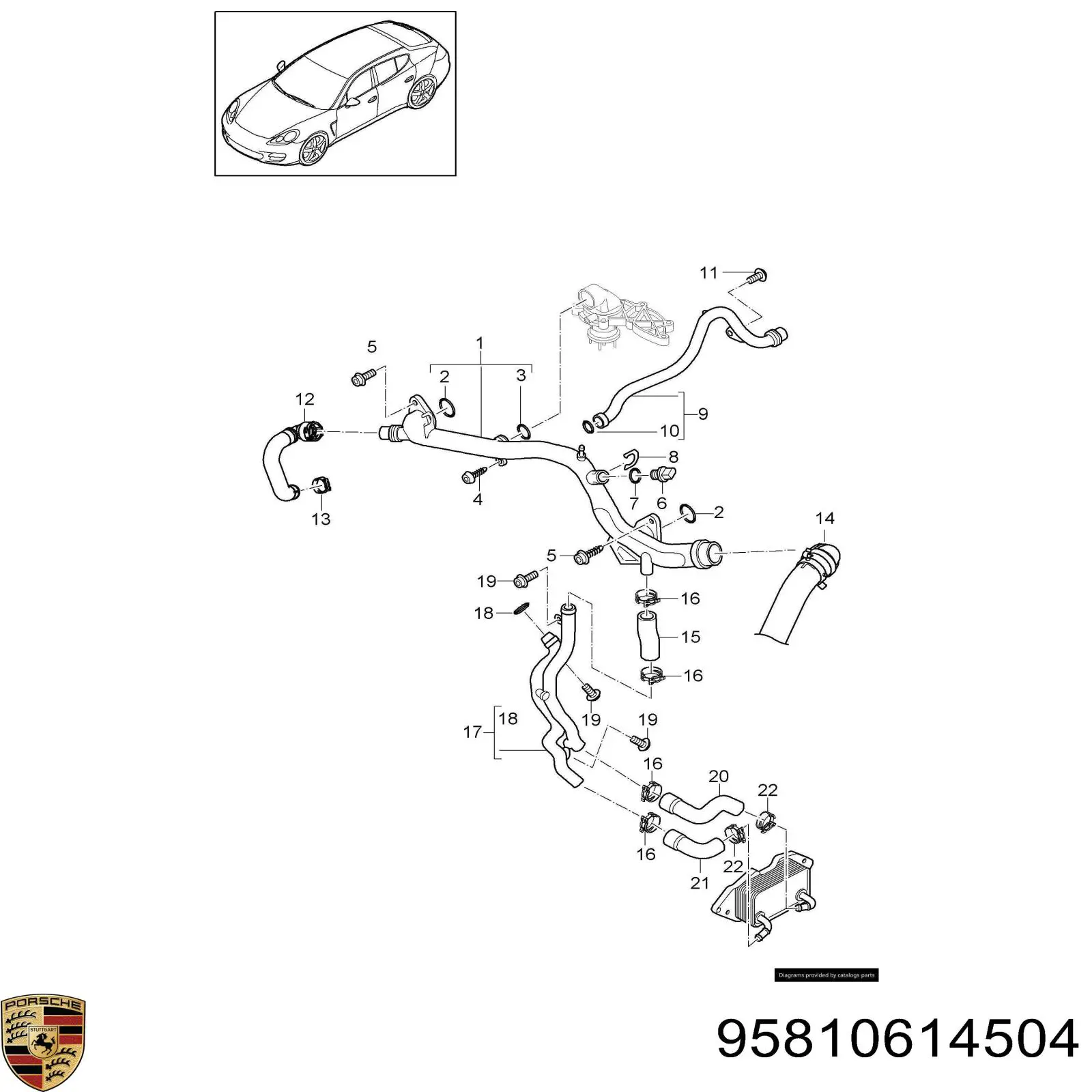 95810614504 Porsche 