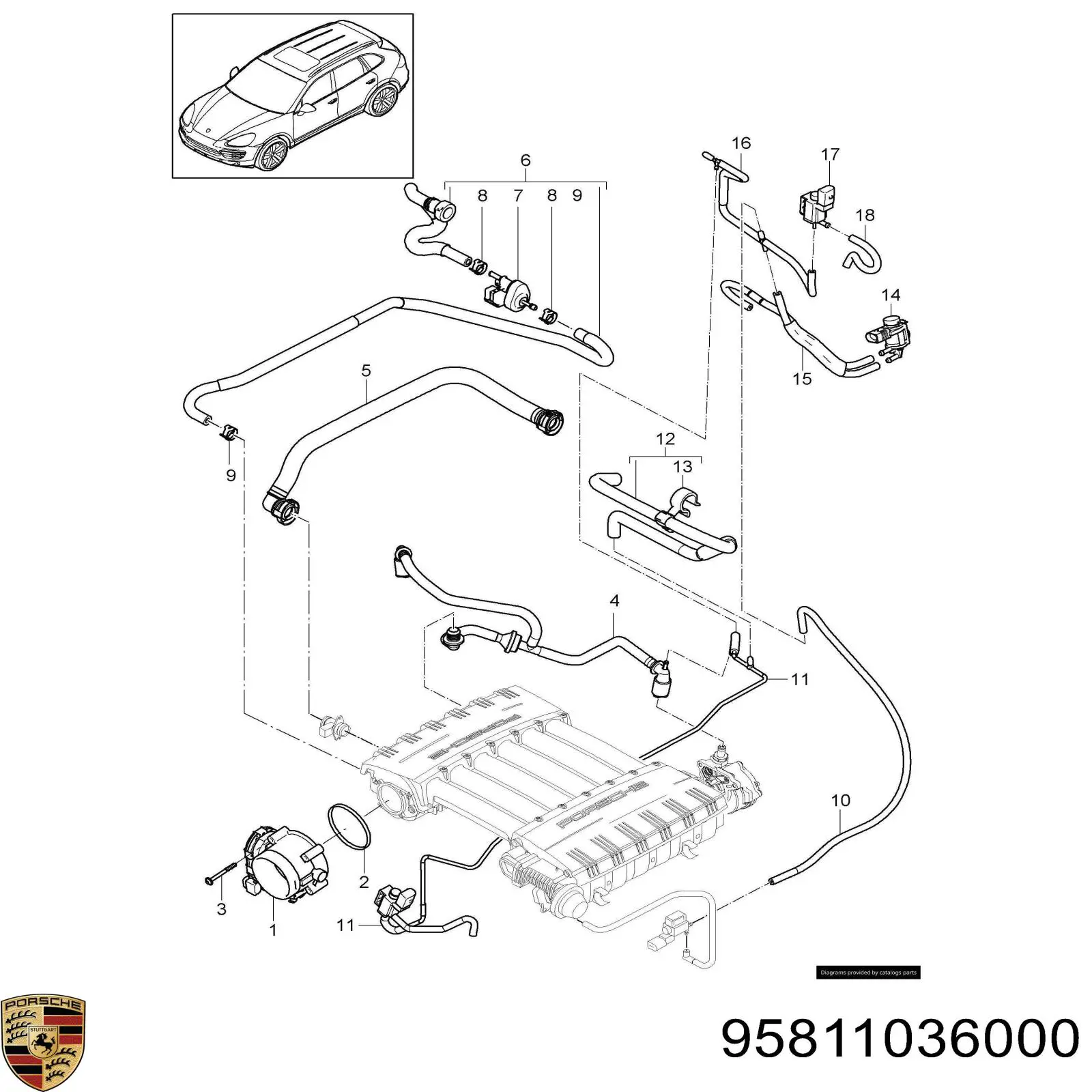  Porsche 95811036000 ціна, від 27.93 USD