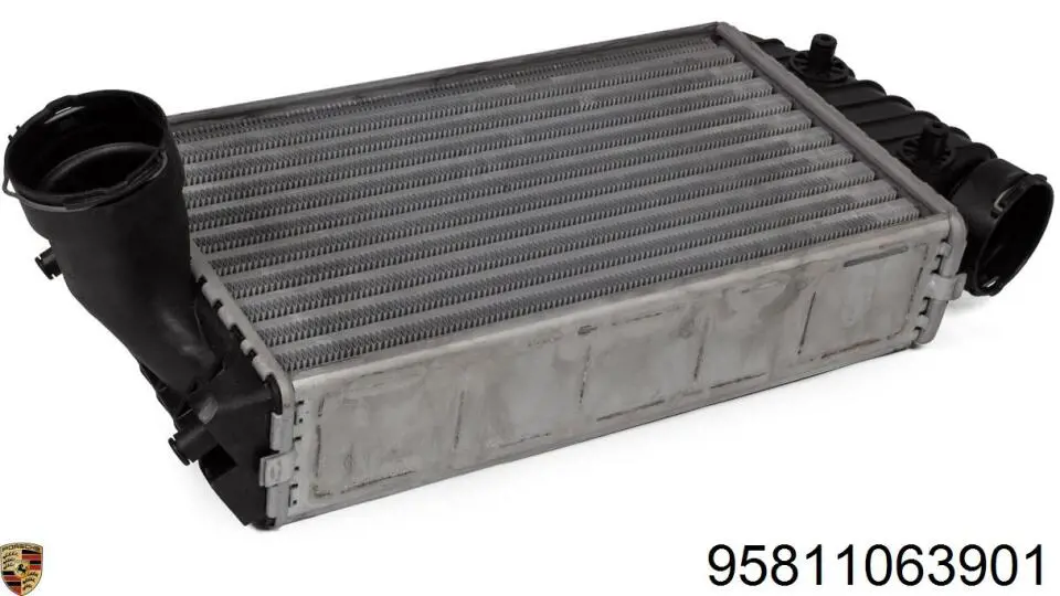 Купити 95811063901 Porsche Радіатор интеркуллера