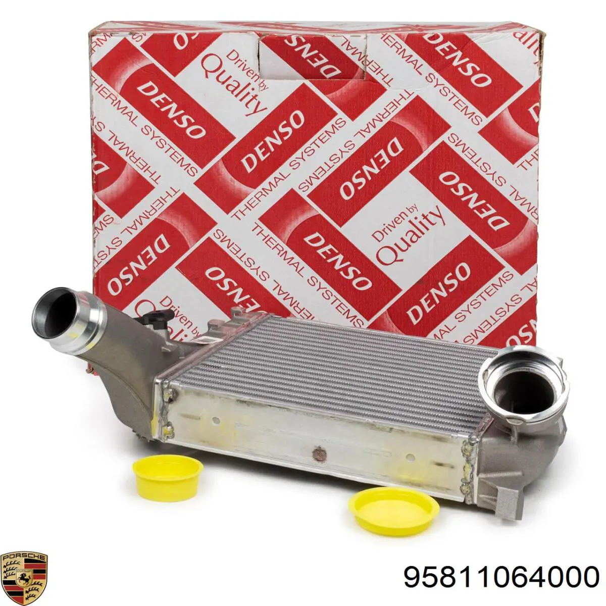 95811064001 Porsche Охолоджувач наддувочного повітря