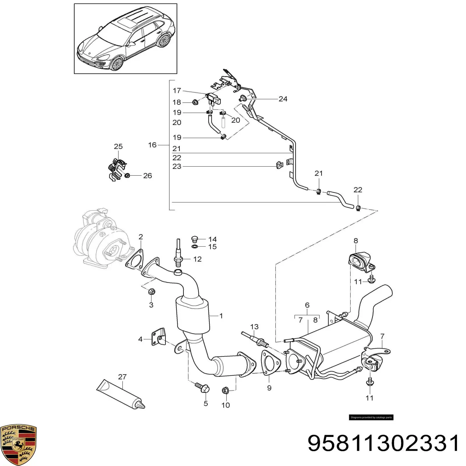 95811302331 Porsche 