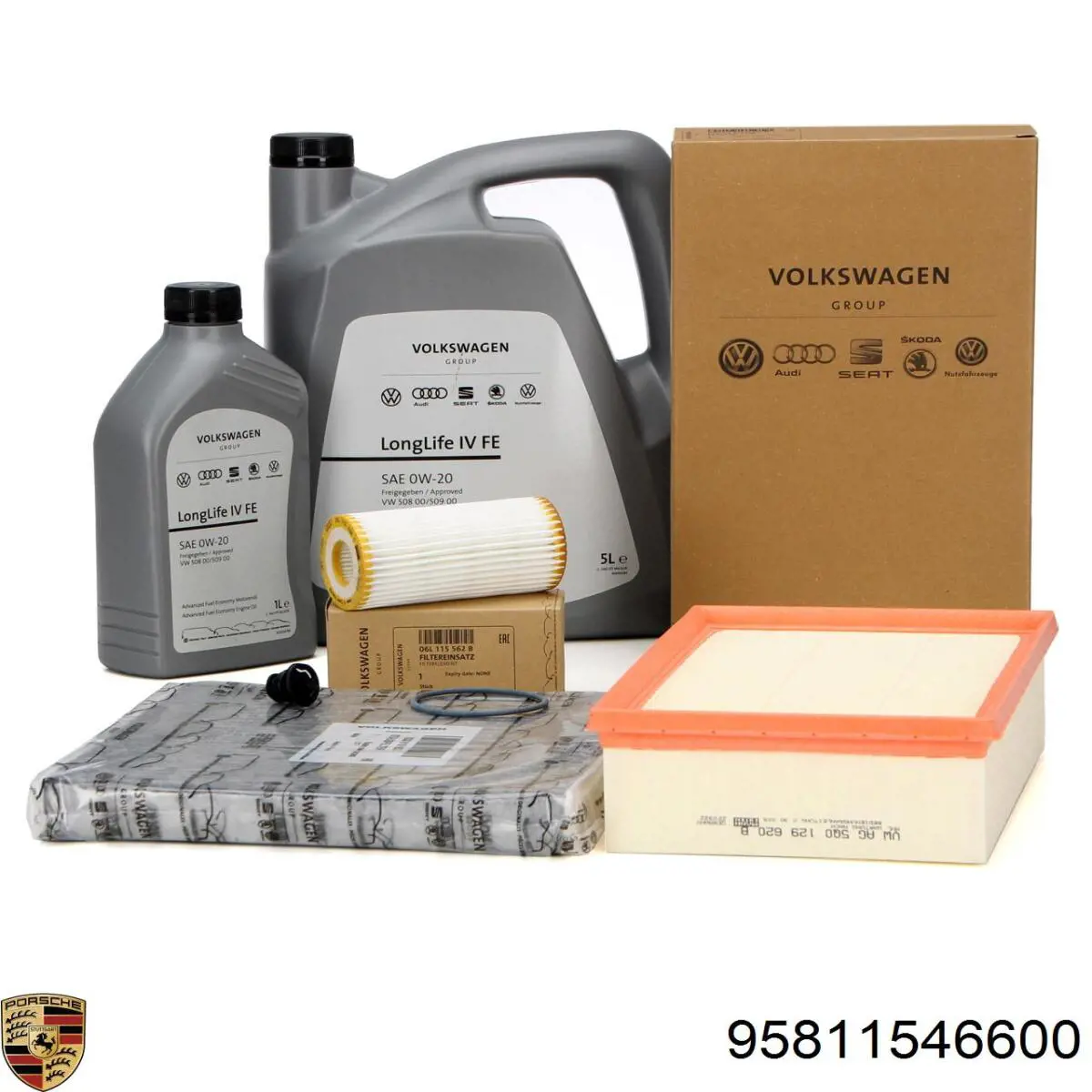 95811546600 Porsche Фільтр масла
