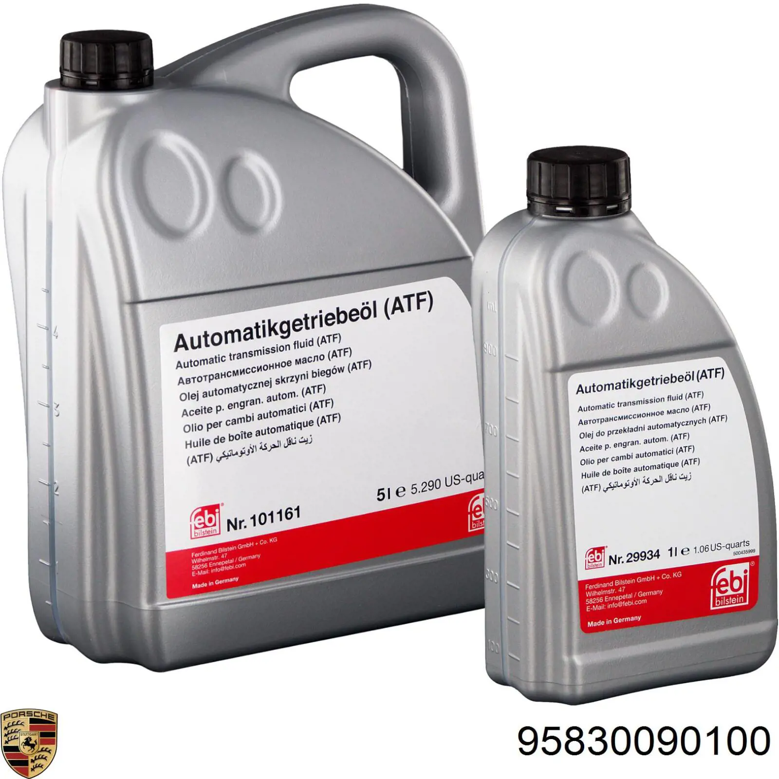 Масло коробки передач Porsche 95830090100 ціна, від 43.26 USD