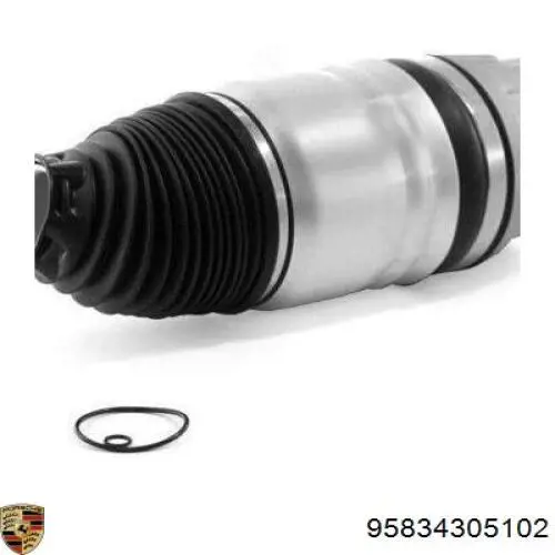 Пневмоподушка/Пневморессора моста переднього Porsche 95834305102 ціна, від 276.24 USD