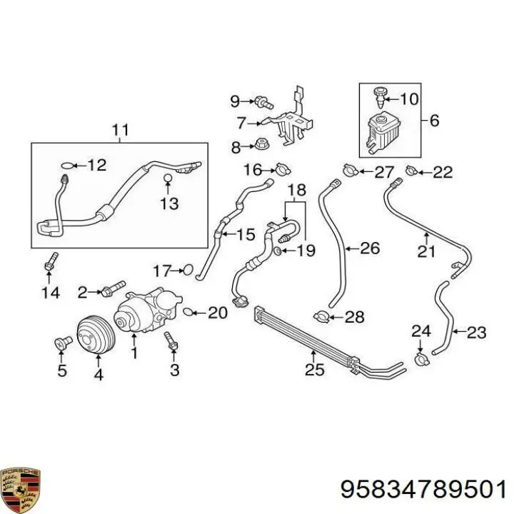 95834789501 Porsche 