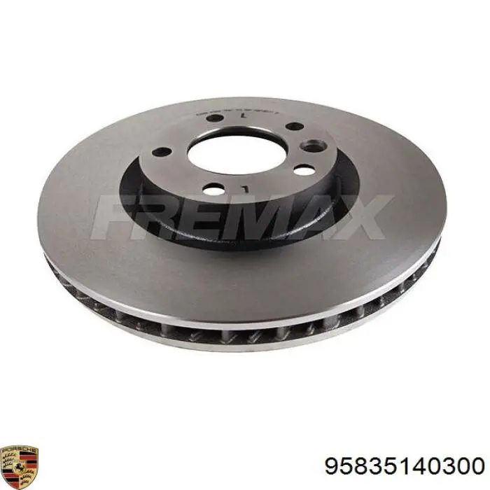 95835140300 Porsche Гальмо дискове переднє