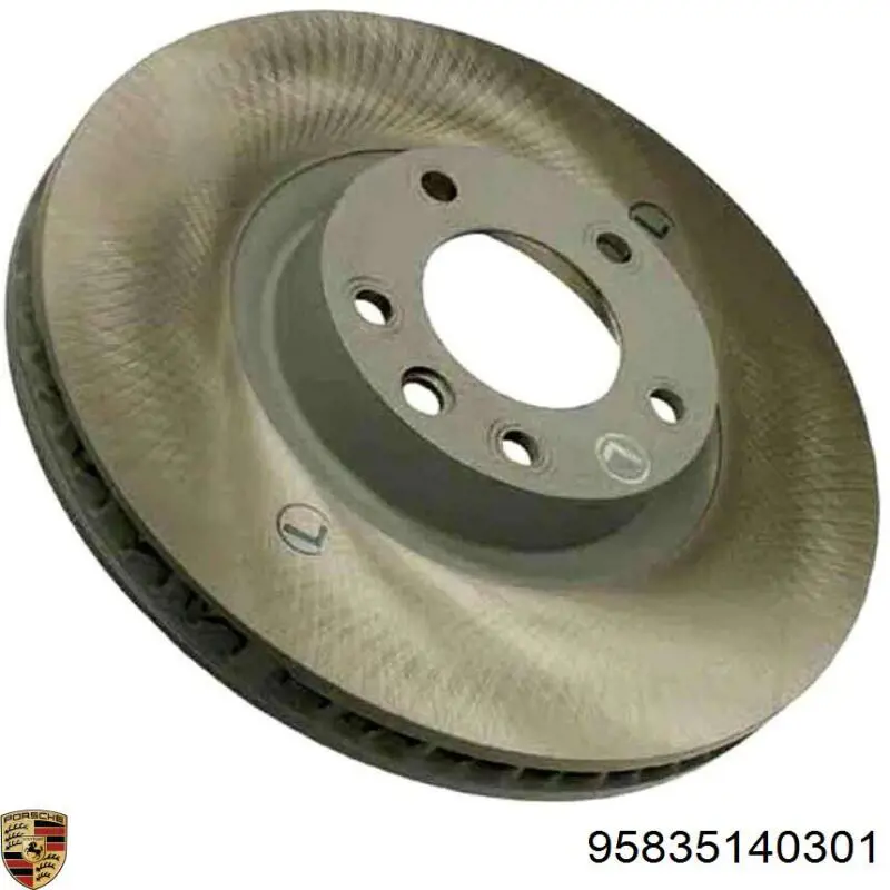 Купити 95835140301 Porsche Ротор гальмівний