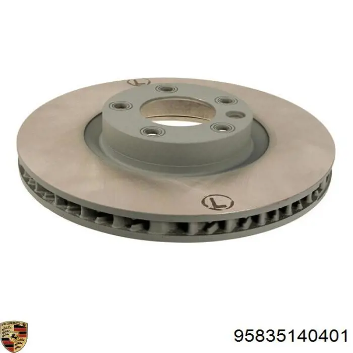 Гальмівні диски передні 95835140401 Porsche