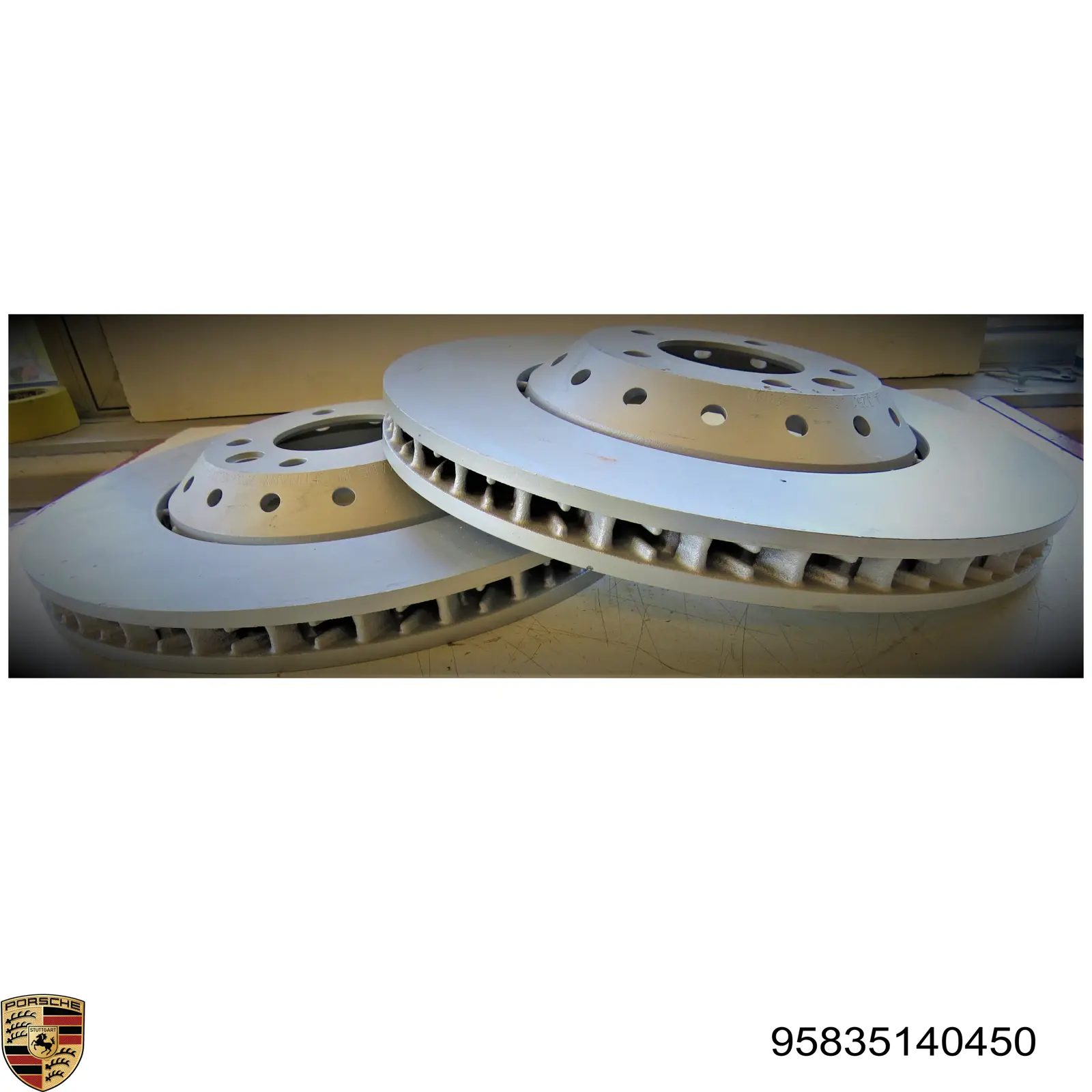 Купити 95835140450 Porsche Ротор гальмівний