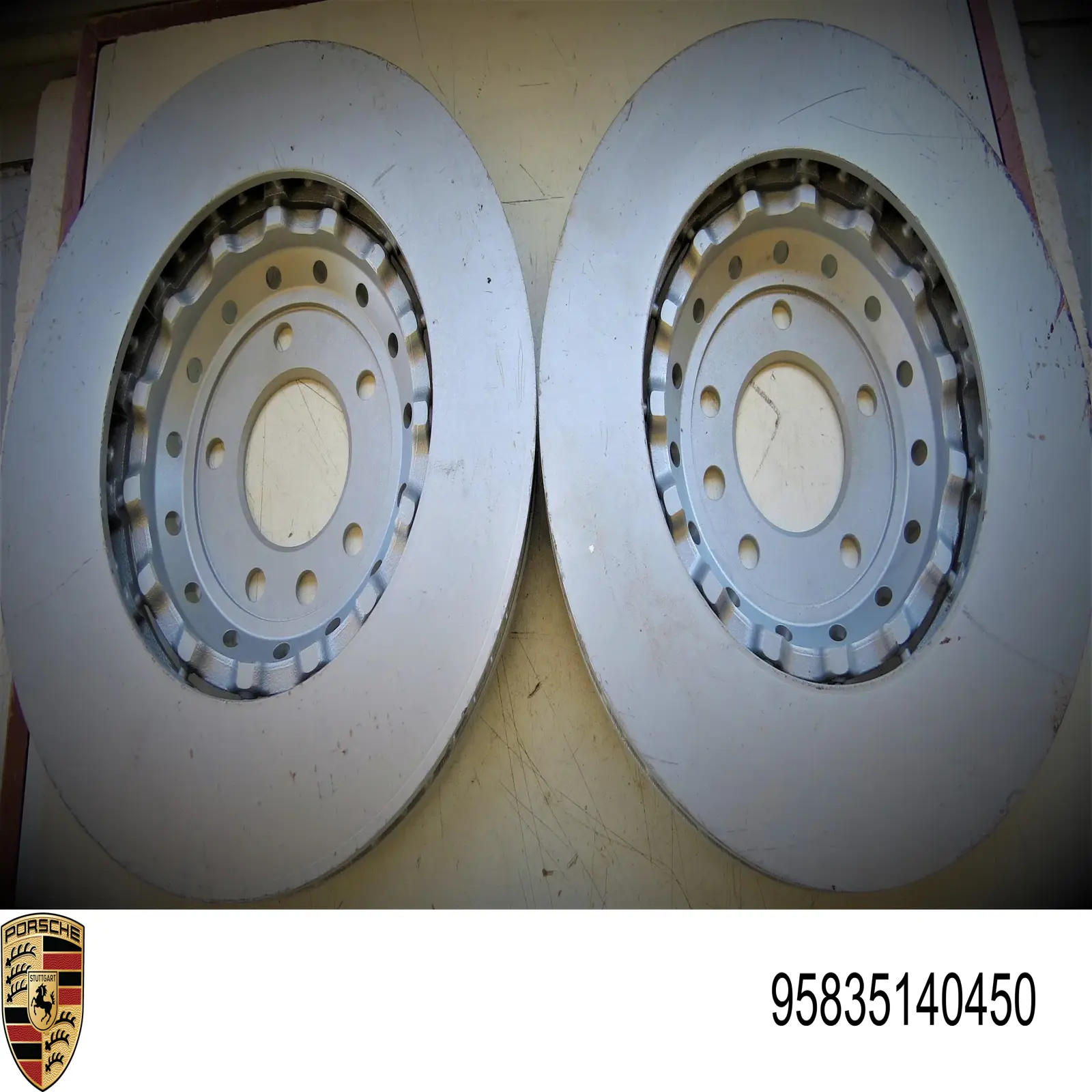 Диск переднього гальма Porsche 95835140450 ціна, від 324.50 USD